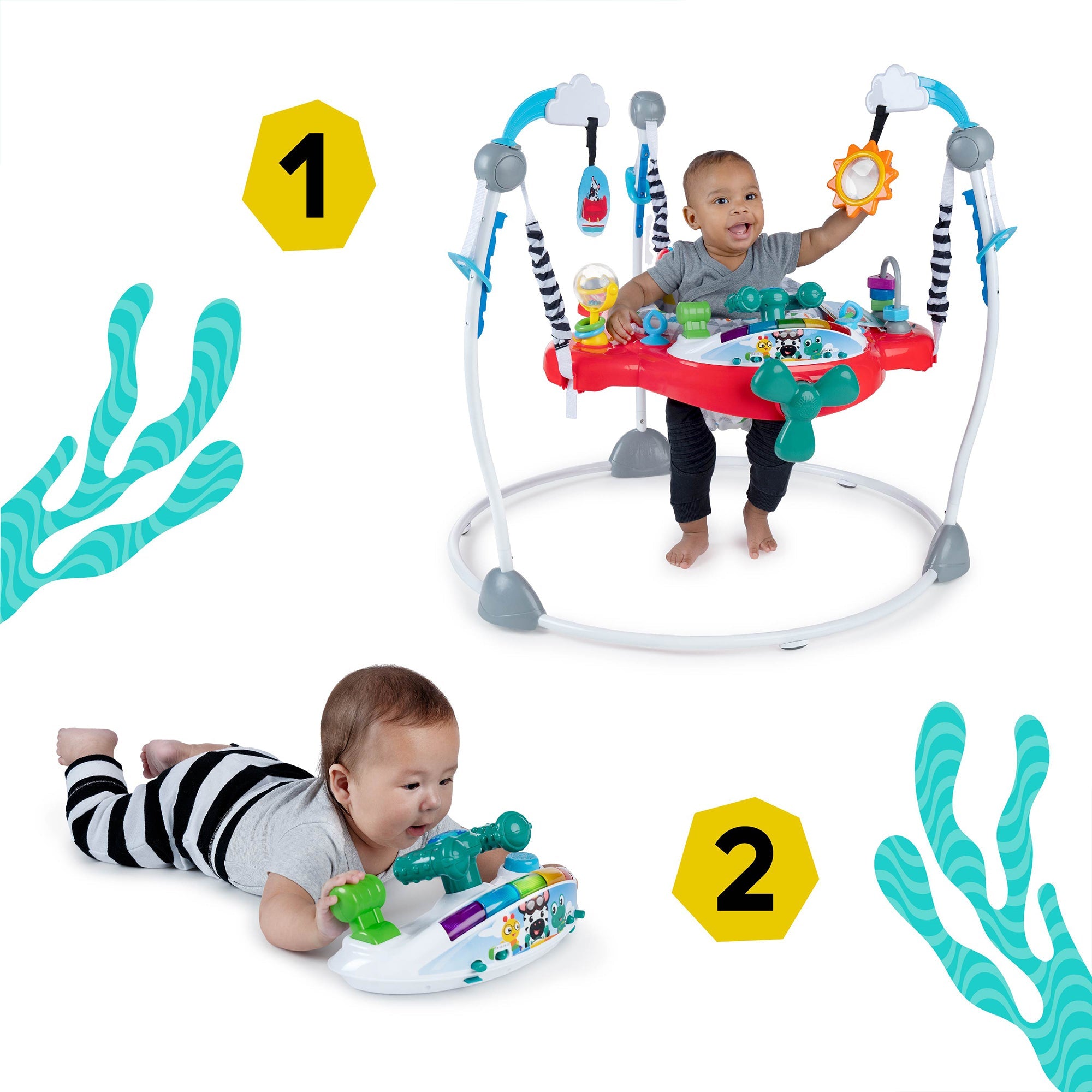 Airplane Adventureâ„¢ 2-in-1 Activity Jumper