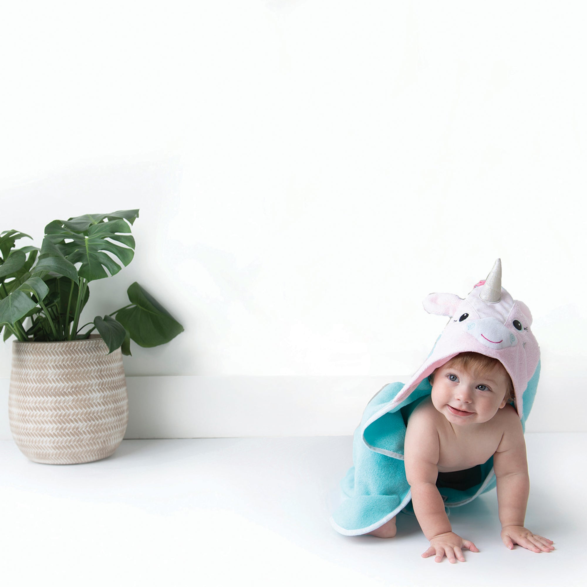 Baby Snow Terry Hooded Bath Towel