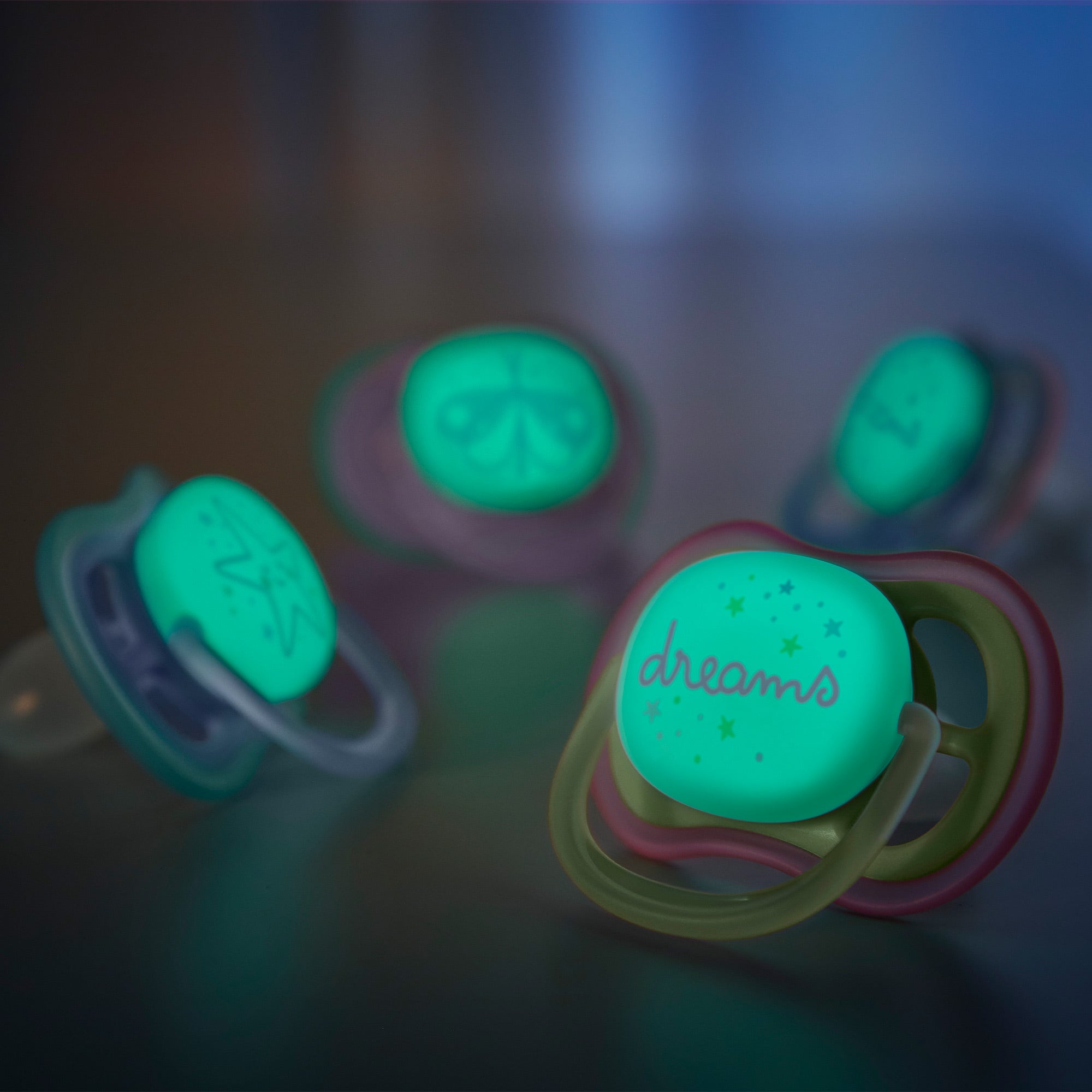 Ultra Air Pacifier Nighttime Glow - 2 Pack