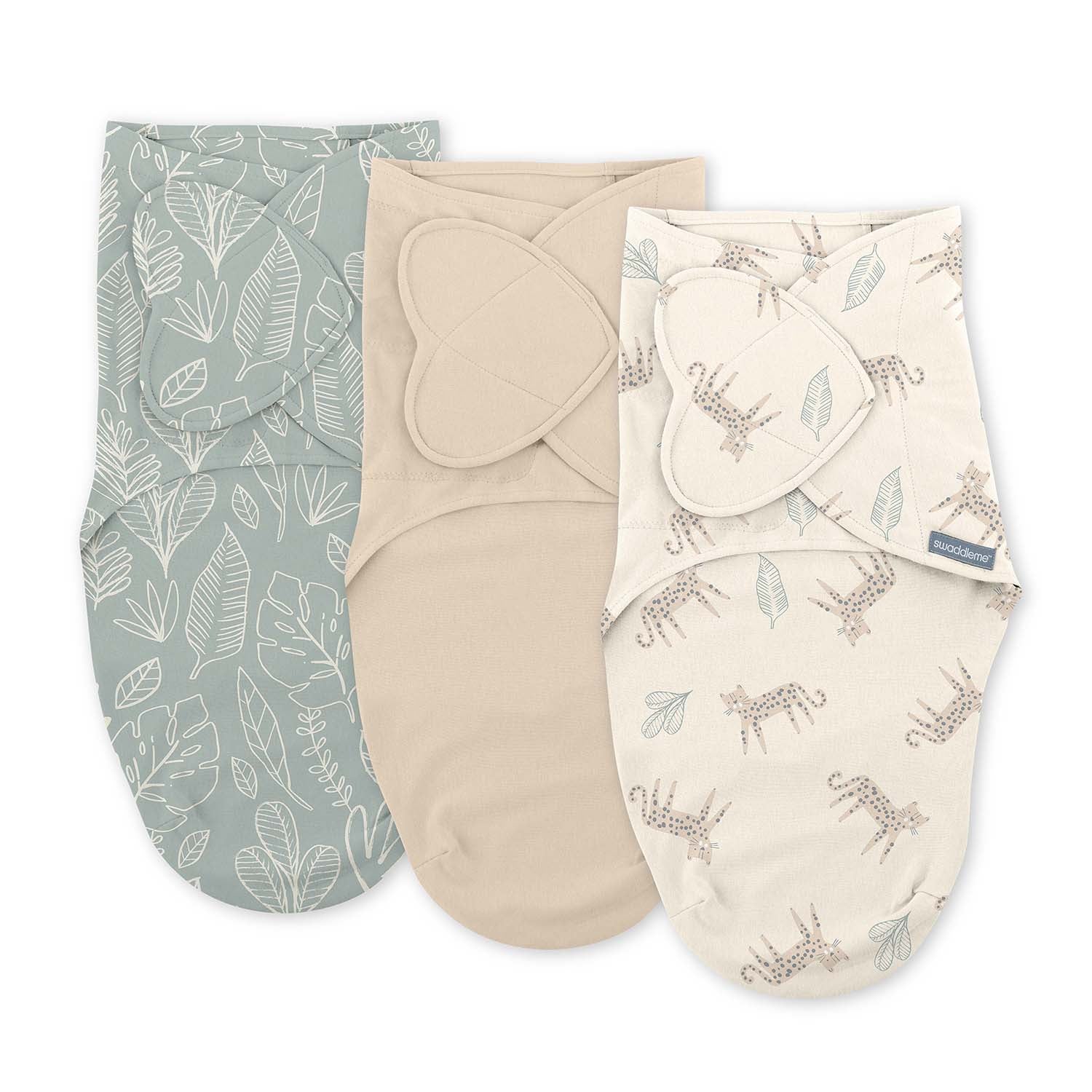 3 pack Monogram Collection Swaddle - Stage 1
