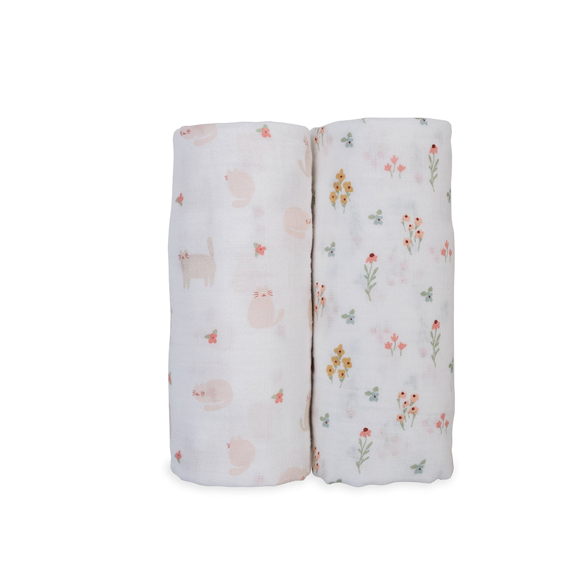 2pk Cotton Muslin Swaddle Blanket - 40x40