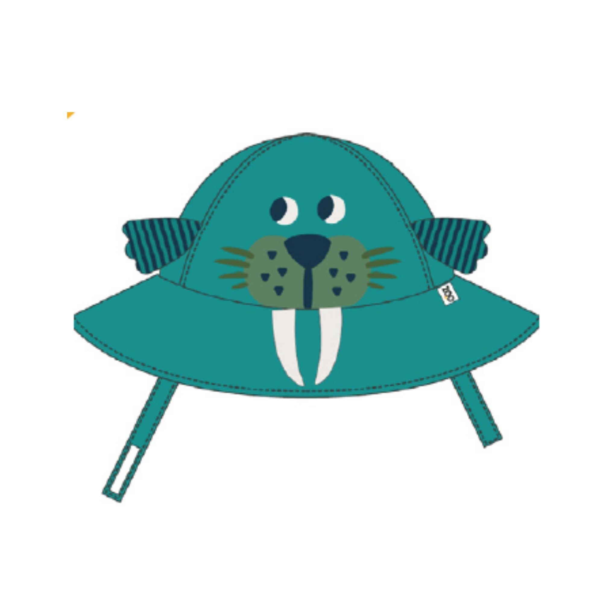 UPF50+ Baby Sun Hat - Wally the Walrus