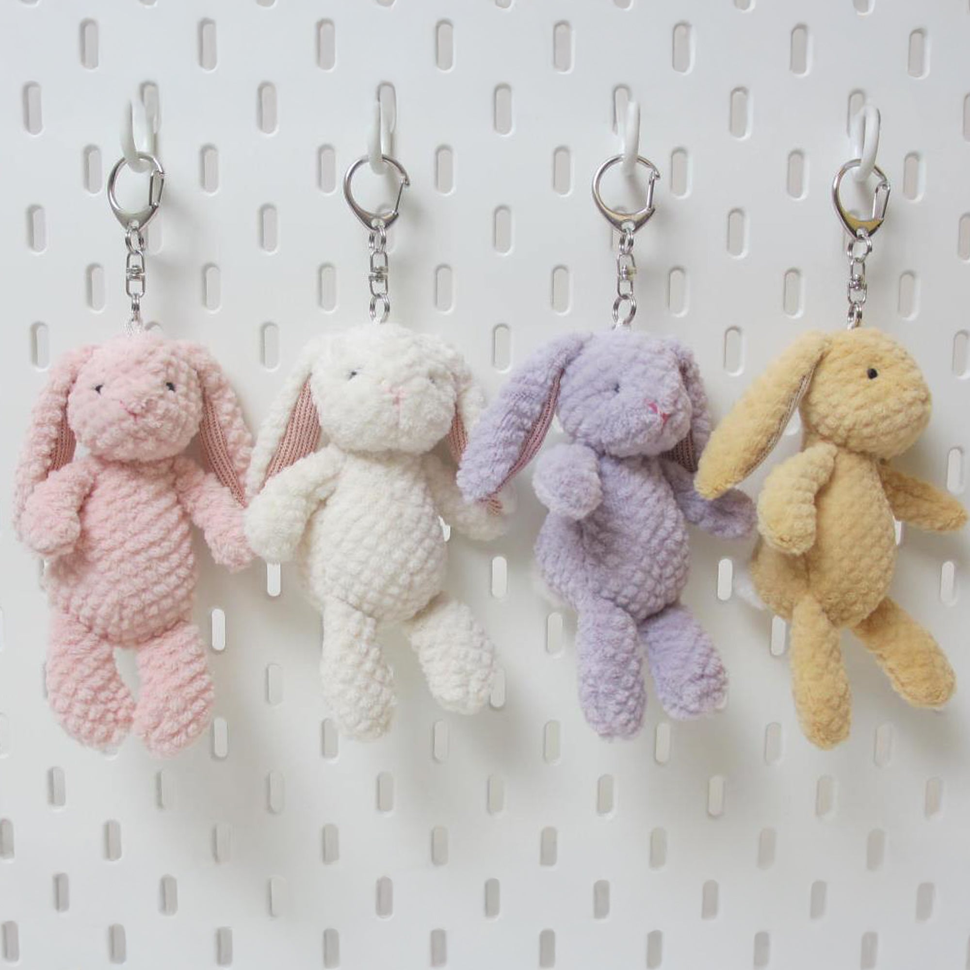 Nibbles Bunny Charm Assortment - 4 colors 5"