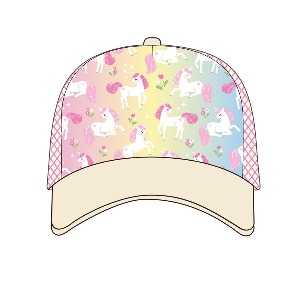 Kids Printed Ball Cap - Unicorn