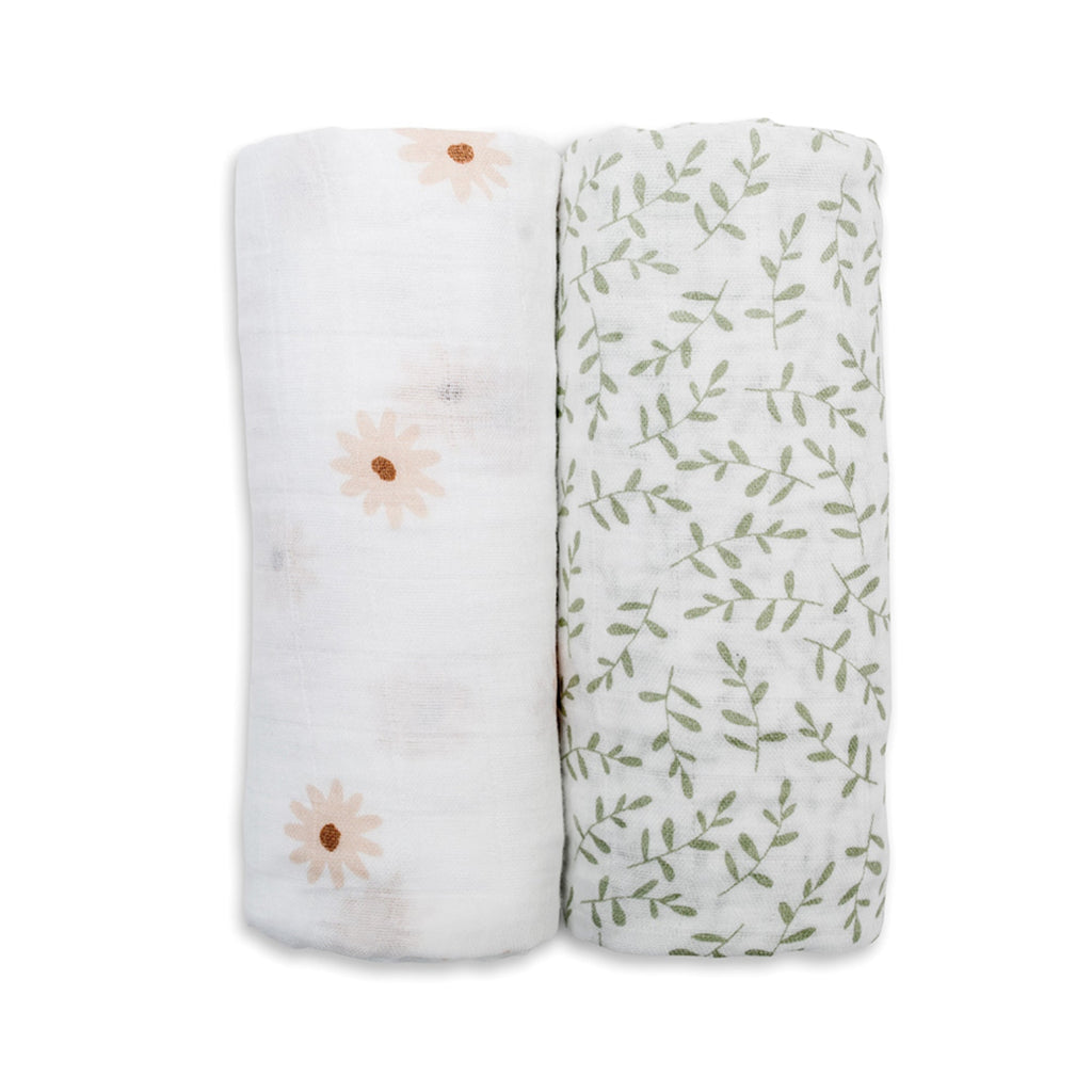 2pk Cotton Muslin Swaddle Blanket - 40x40