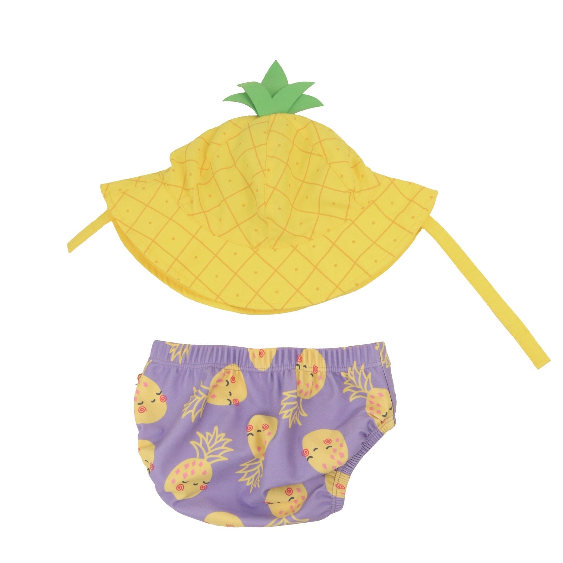 UPF50+ Baby Swim Diaper & Sun Hat Set