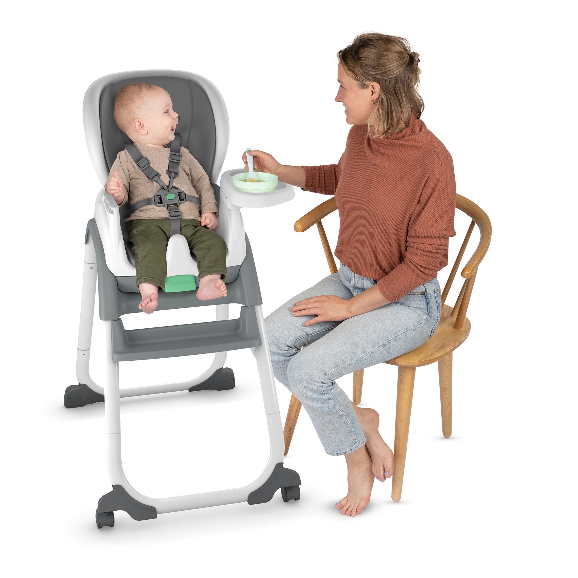 Full Courseâ„¢ SmartCleanâ„¢ 6-in-1 High Chair â€“ Slateâ„¢