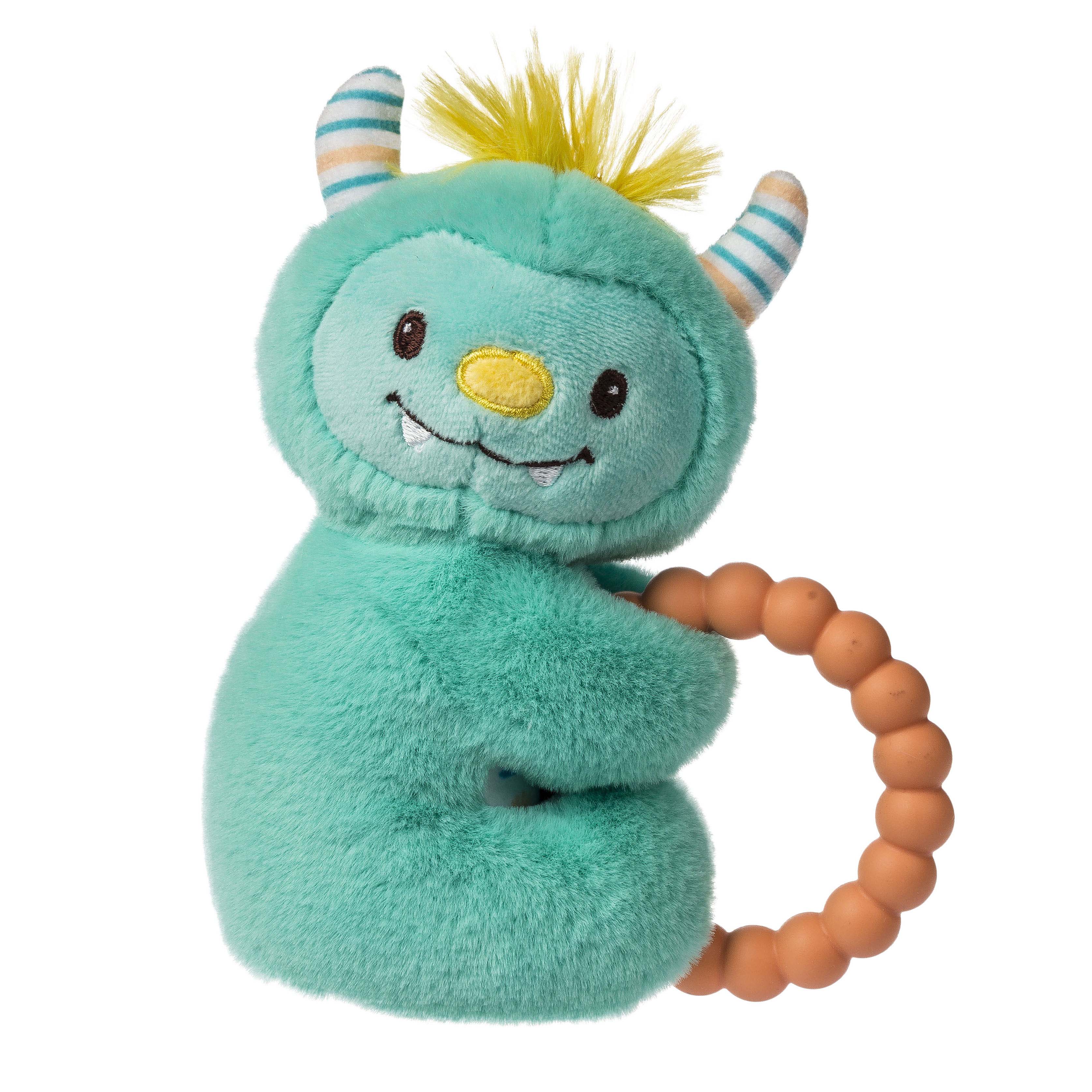 Teether Rattle - Mookie Monster - 6"