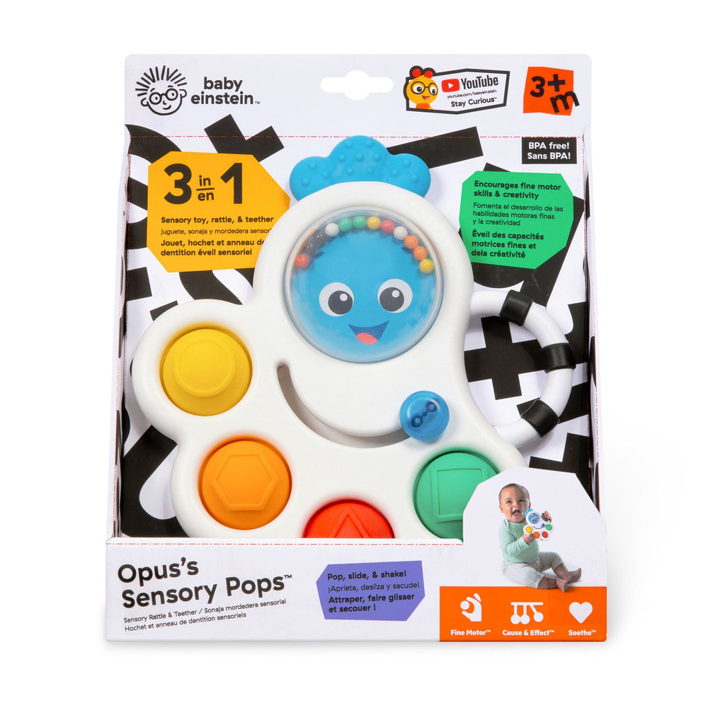 Opusâ€™s Shape Popsâ„¢ Sensory Rattle & Teether