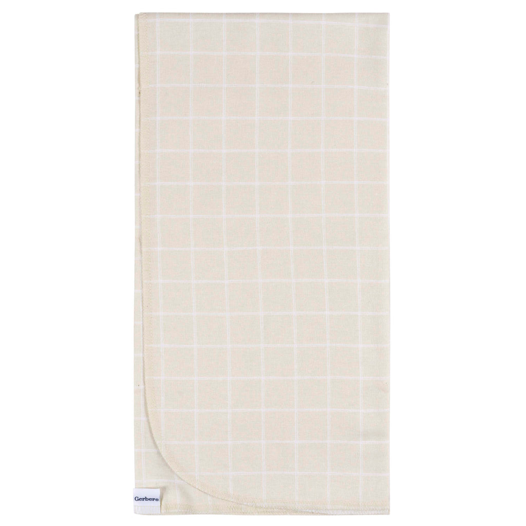 Flannel Receiving Blanket - 4pk