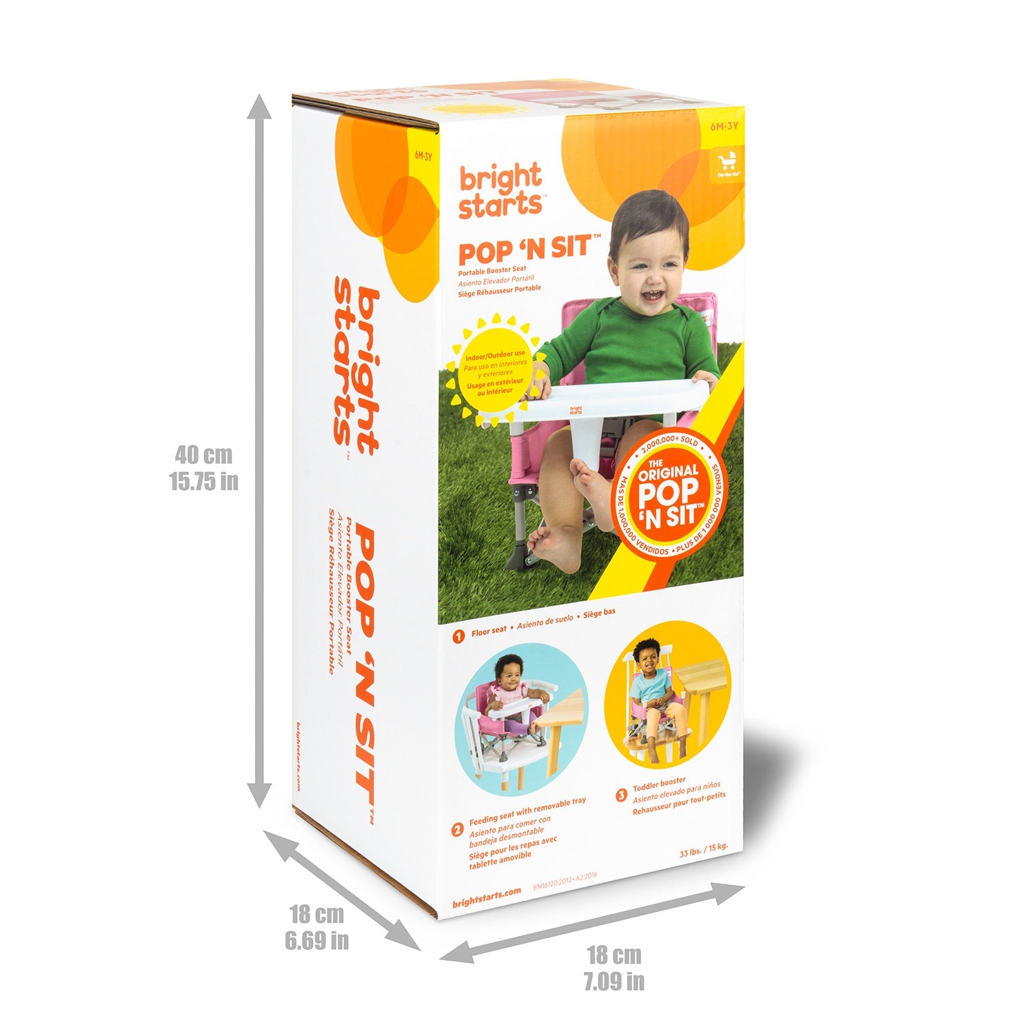 Pop â€˜N Sitâ„¢ Portable Booster Seat