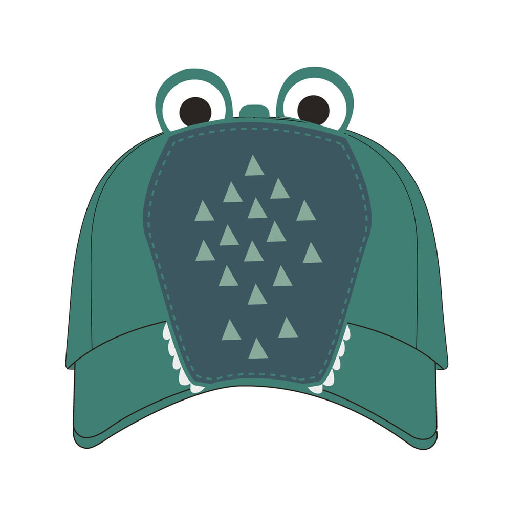 Kids UPF50+ 3D Cap - Alligator