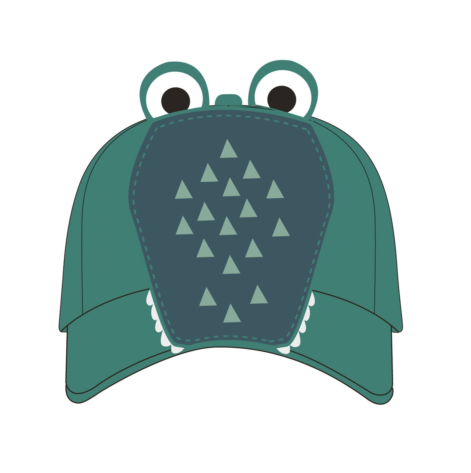 Kids UPF50+ 3D Cap - Alligator