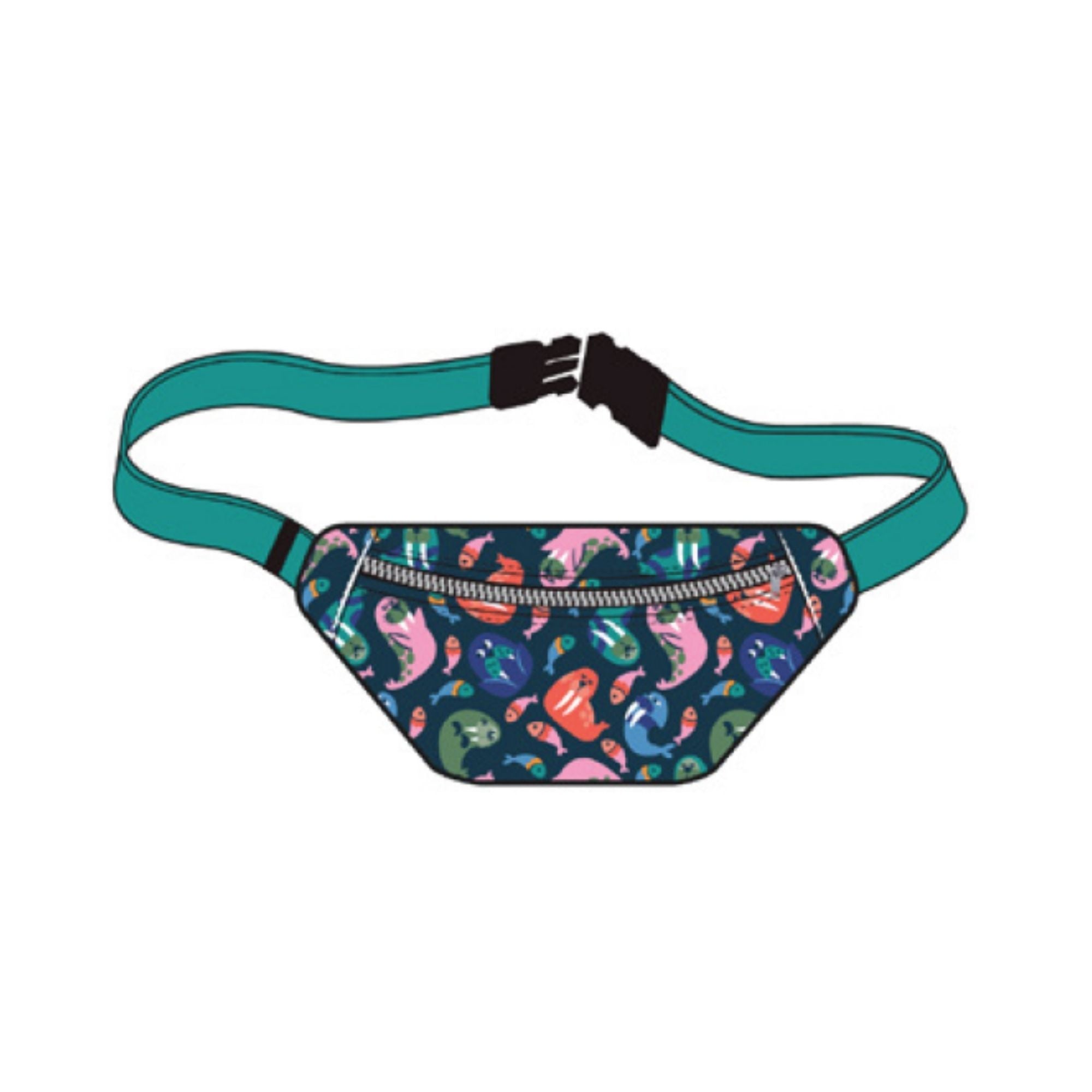 Printed Belted Bag - Wally the Walrus