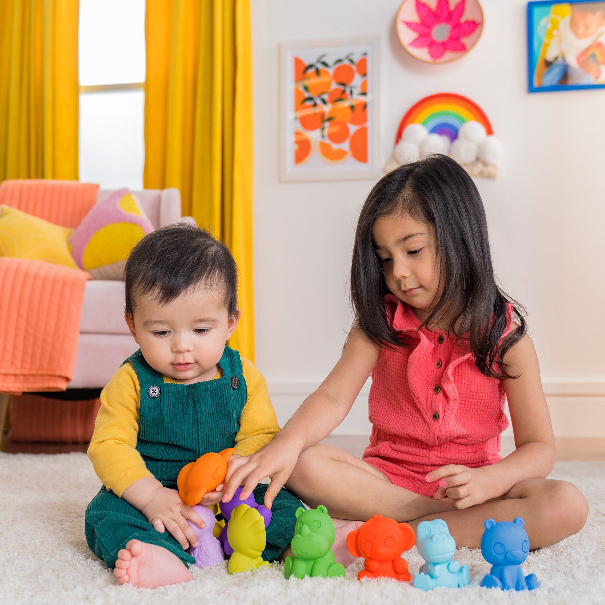 TropicAnimalsâ„¢ 9 Take-Along Friends