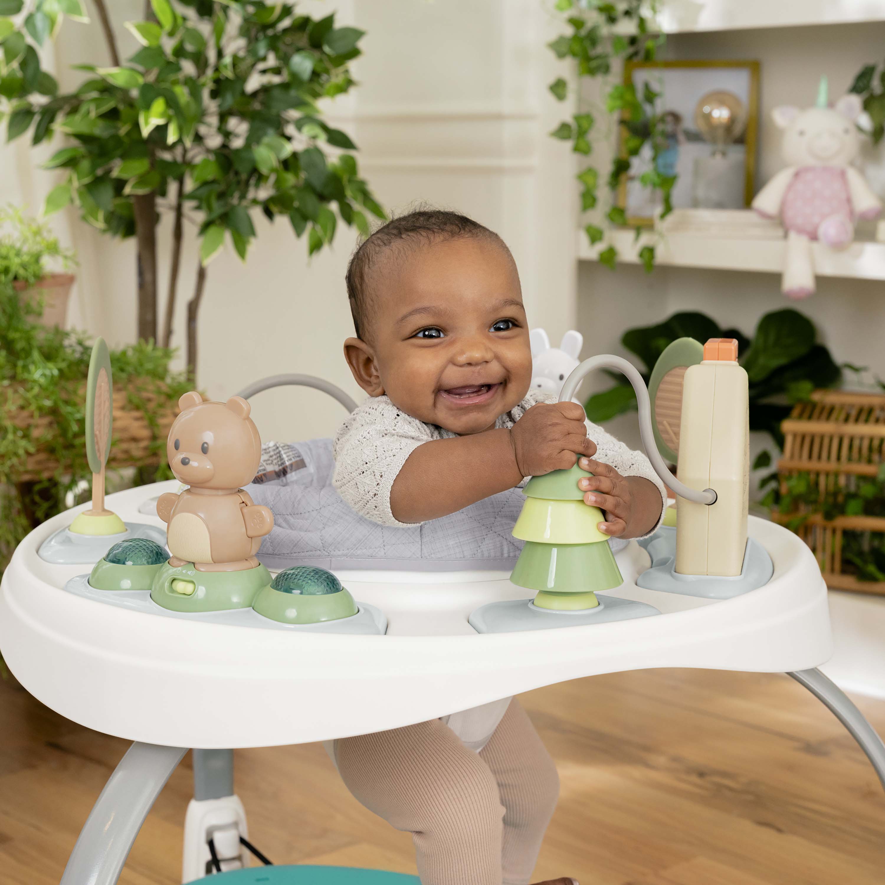 Spring & Sprout 2-in-1 Activity Jumper + Table - First Forest