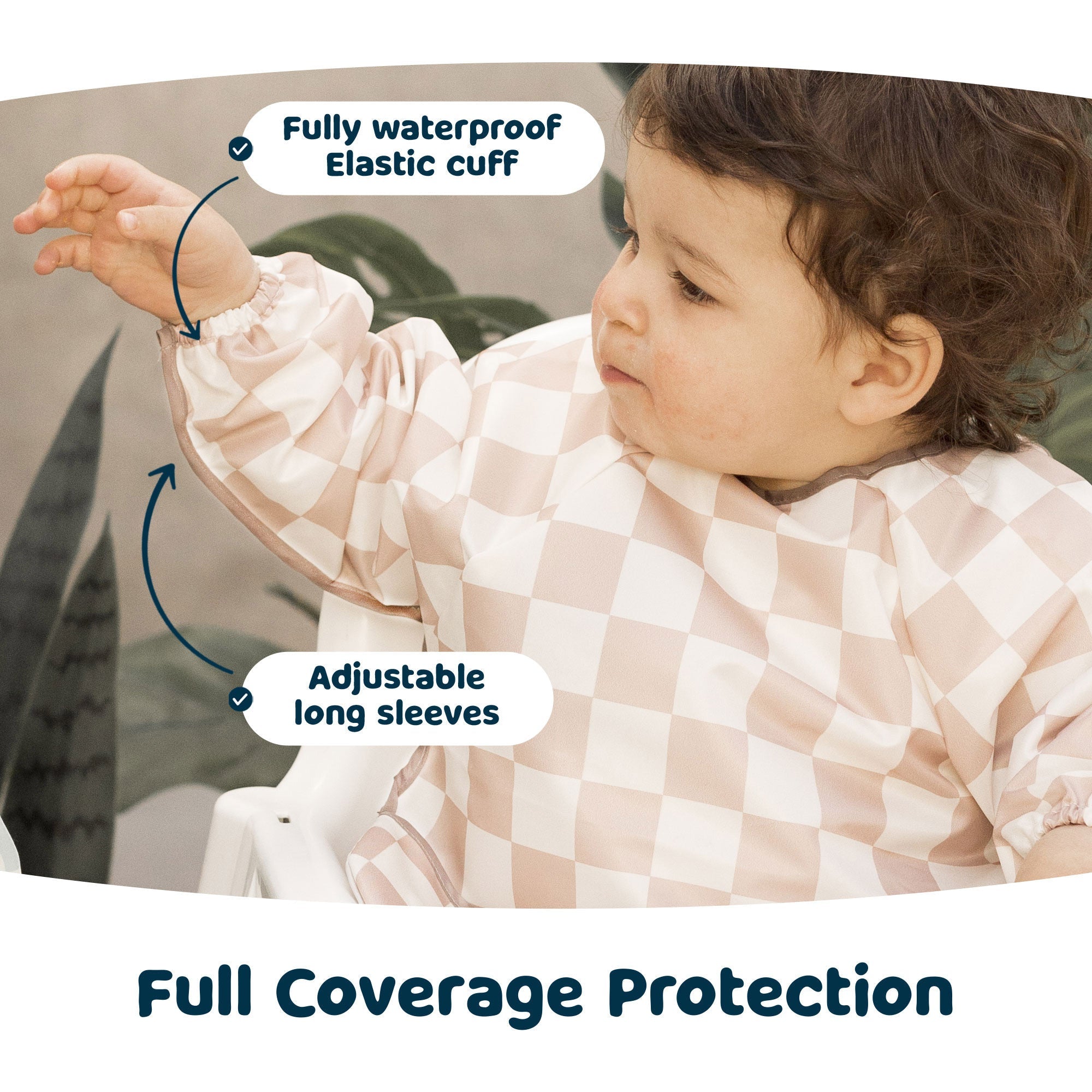 Mess-Proof Full Sleeve Bib