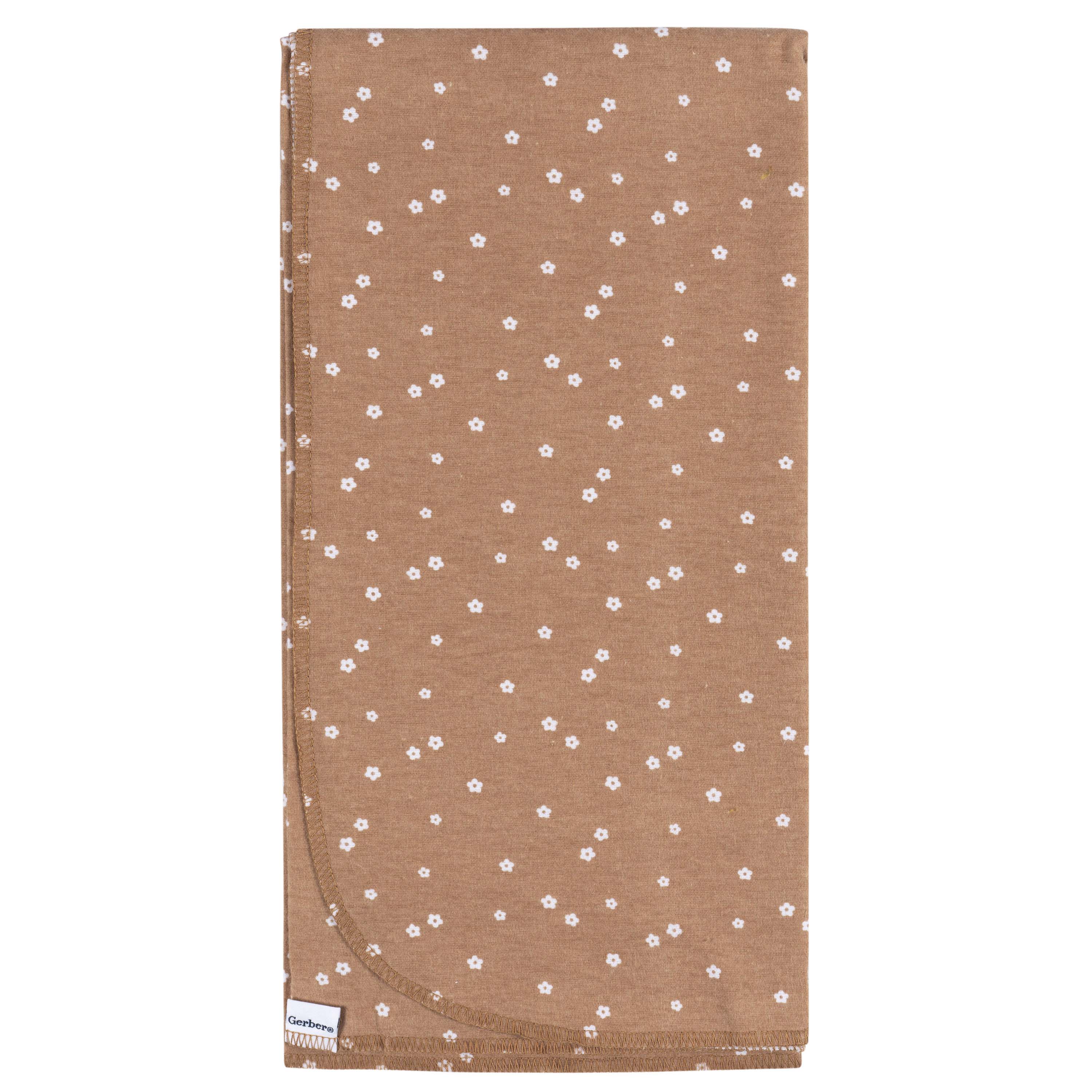 Flannel Receiving Blanket - 4pk