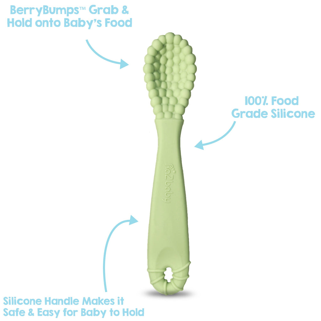 RaZberry Silicone Training Spoon - 2 pack