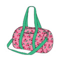 Printed Duffel Bag - Cherry