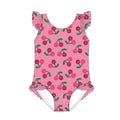 Baby Ruffled 1Pc Swimsuit - Cherry