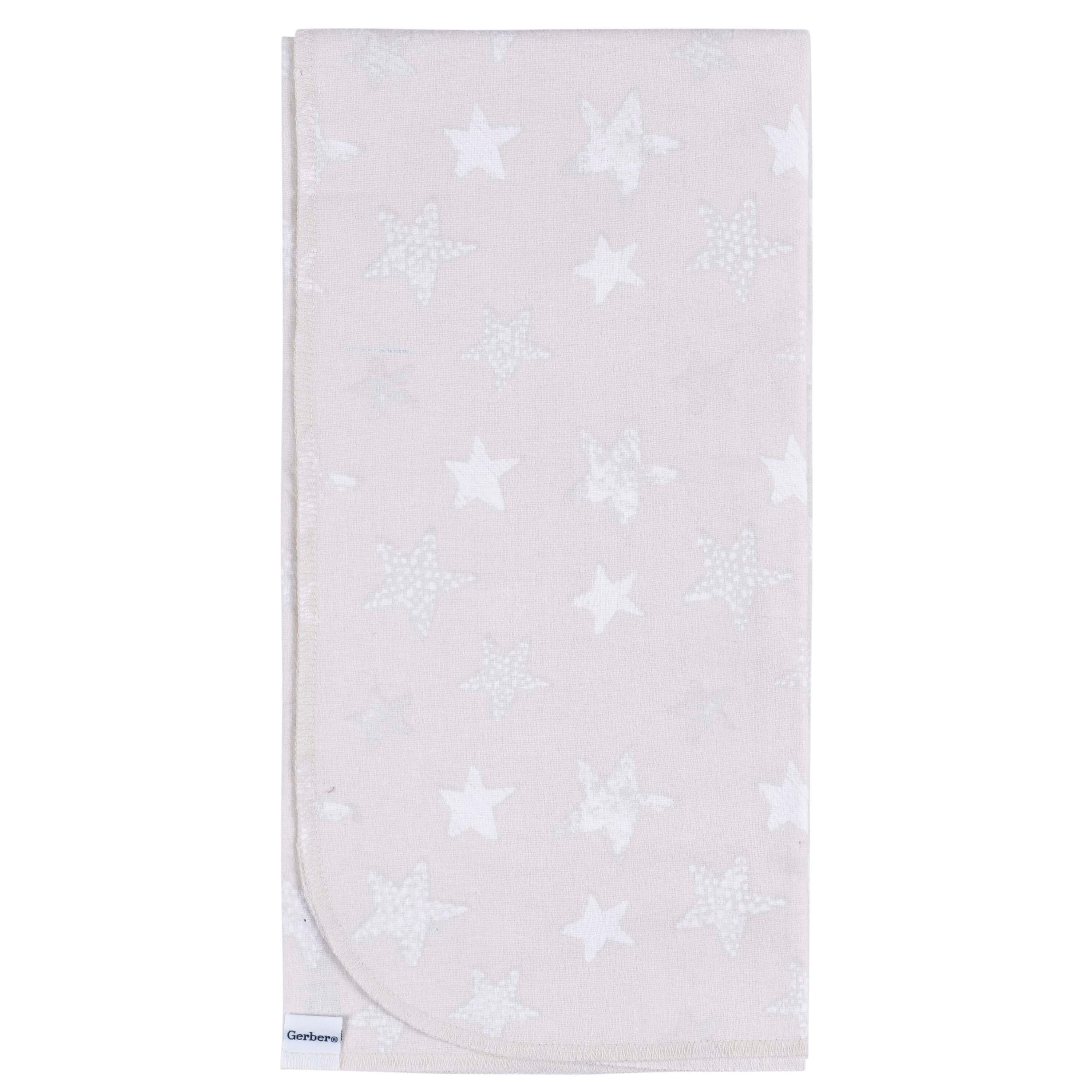 Flannel Receiving Blanket - 4pk