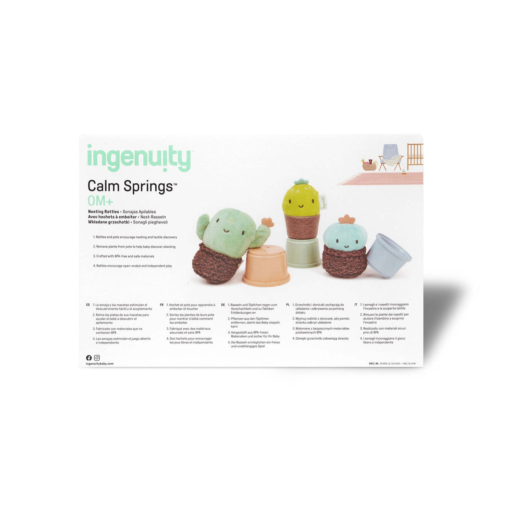 Calm Springsâ„¢ Nesting Rattles