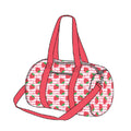 Printed Duffel Bag - Strawberry
