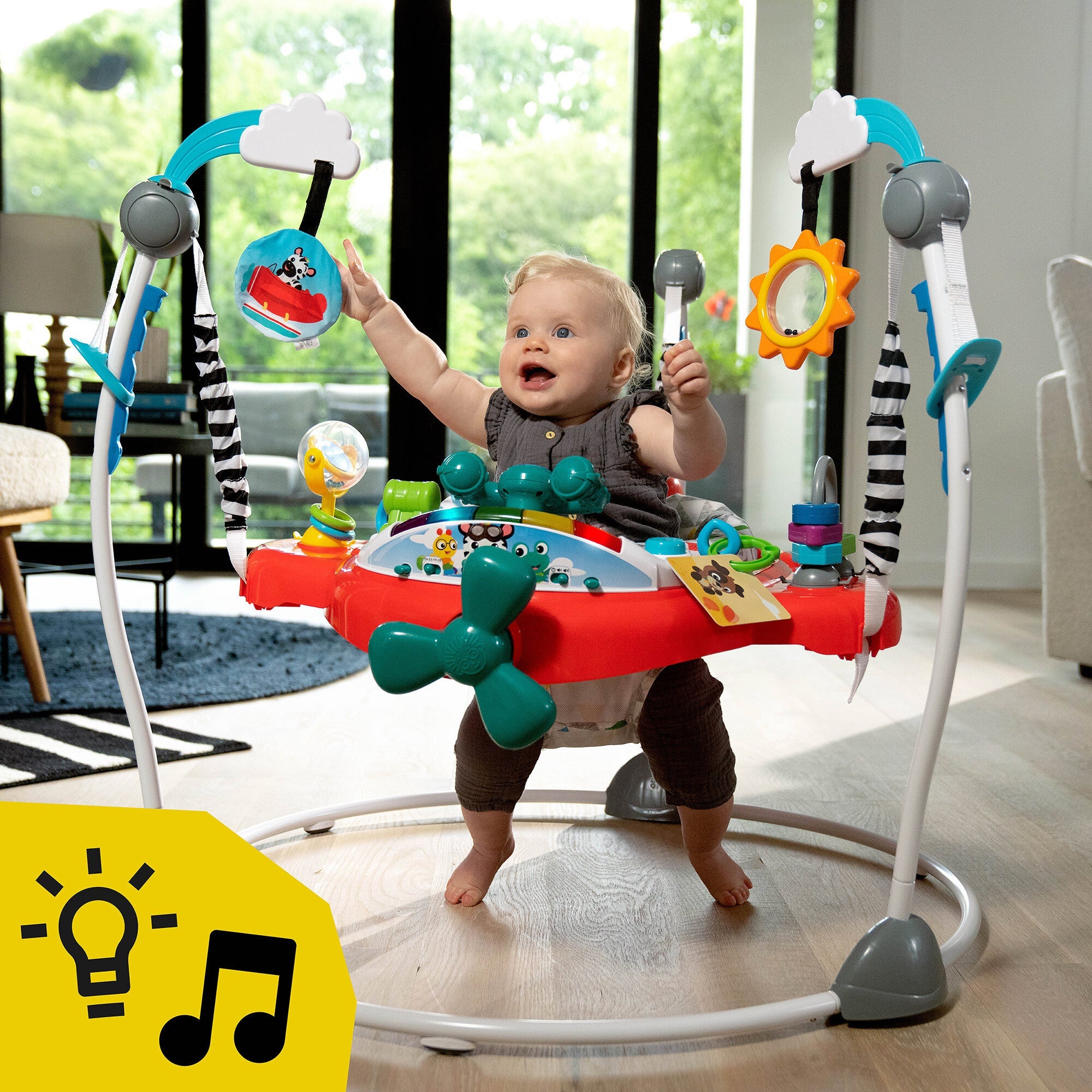 Airplane Adventureâ„¢ 2-in-1 Activity Jumper