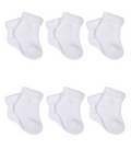 Gerber - WHITE - 6pk Socks