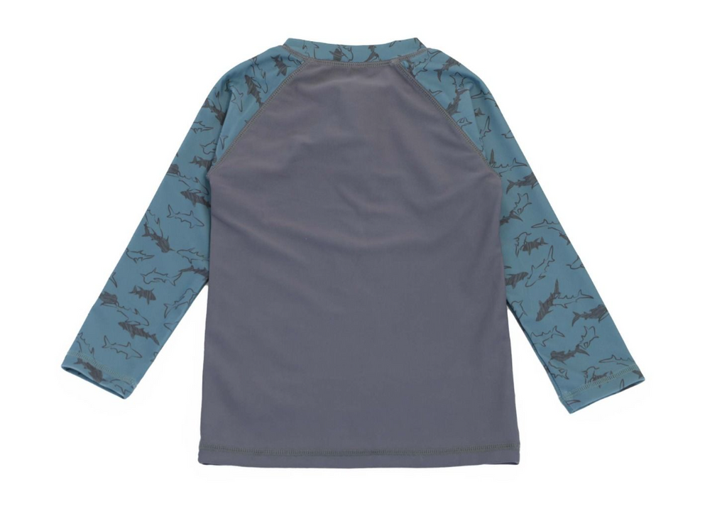 Long Sleeve Swim Shirt- Shark