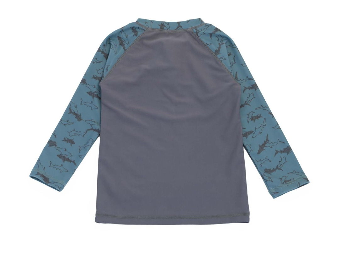 Long Sleeve Swim Shirt- Shark