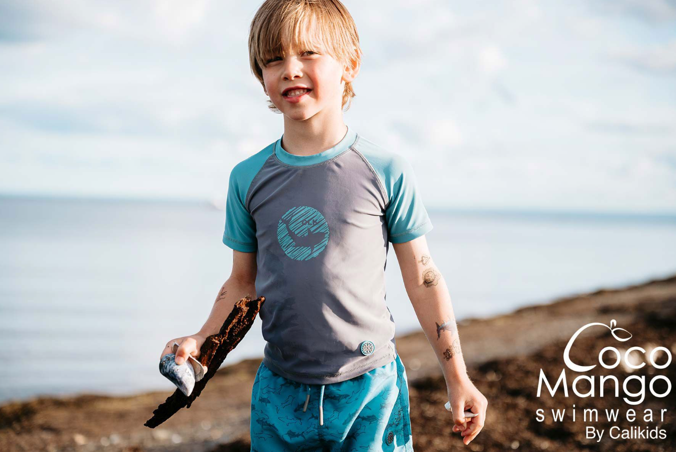 Swim T-shirt- Shark