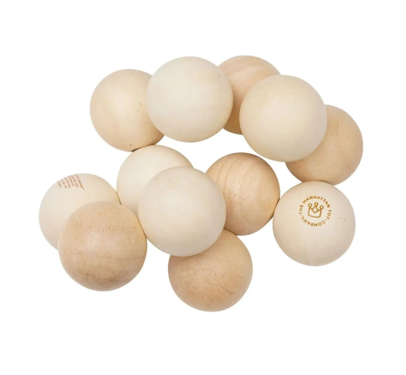 Manhattan Toy -Classic Wood Baby Beads - Natural