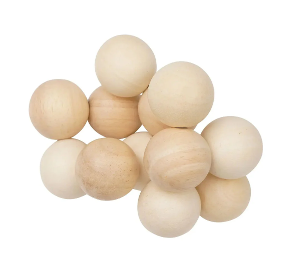 Manhattan Toy -Classic Wood Baby Beads - Natural
