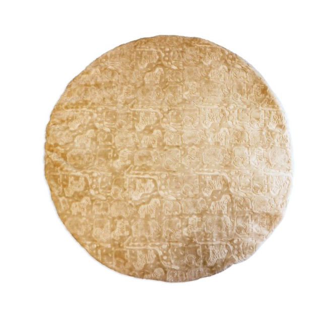 Reversible Pressed Plush Stuffed Playmat: Tan Safari