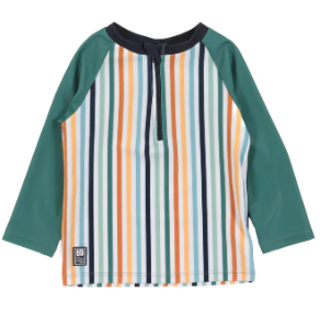 Baby Boy Green Two-Piece UV Swimsuit