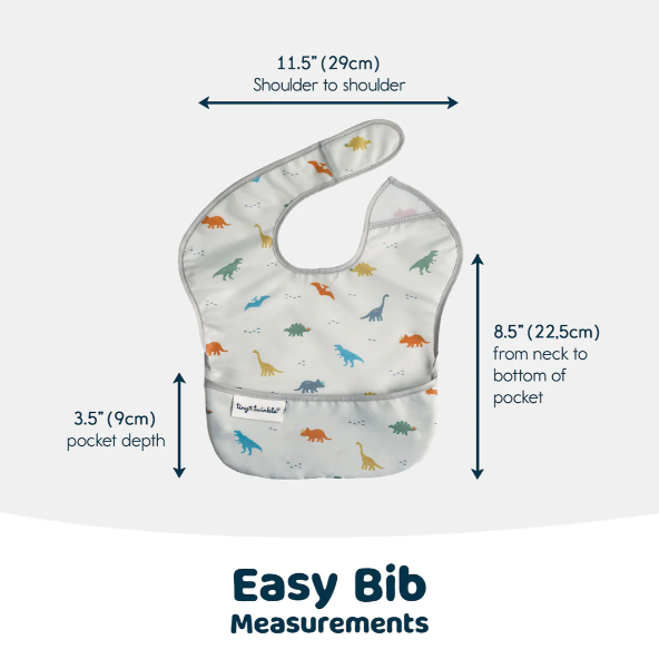 Mess-Proof Easy Bib - Dino