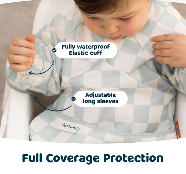 Mess-Proof Full Sleeve Bib - Unicorn