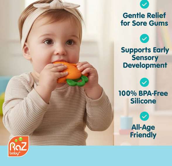 RaZbaby Teether - Carrot