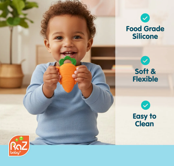 RaZbaby Teether - Carrot