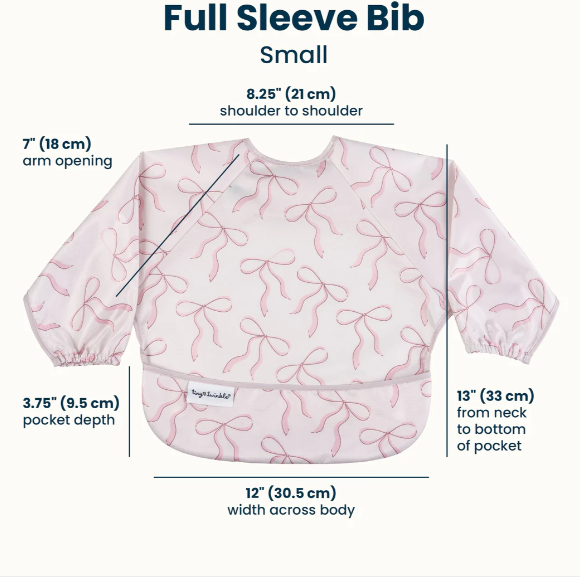 Tiny Twinkle - Full sleeved bib - Bows