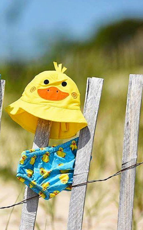 Ducky Baby Swim Diaper & Sun Hat Set UPF50