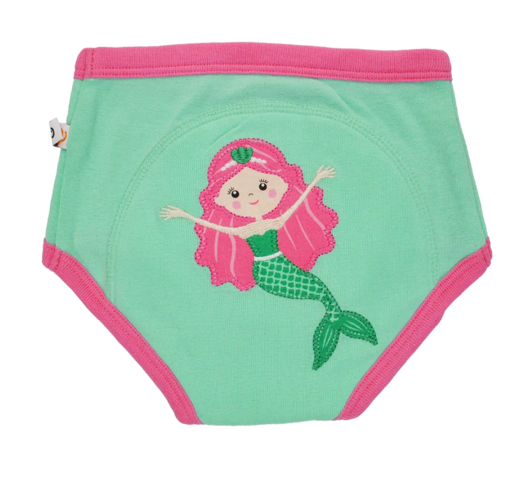 Organic Cotton 3 Piece Potty Training Pants - Mermaids