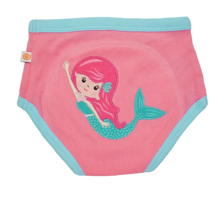 Organic Cotton 3 Piece Potty Training Pants - Mermaids