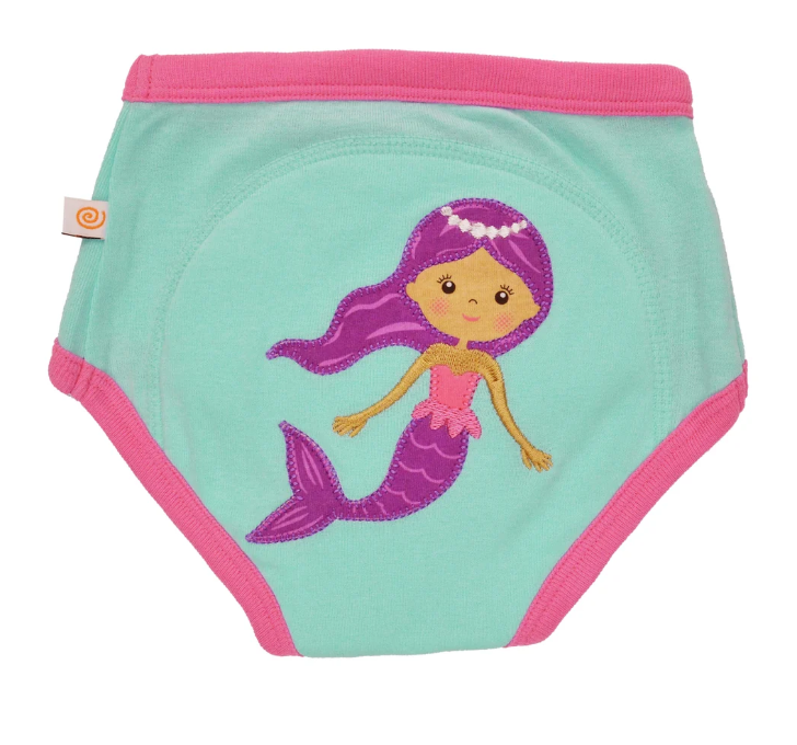 Organic Cotton 3 Piece Potty Training Pants - Mermaids