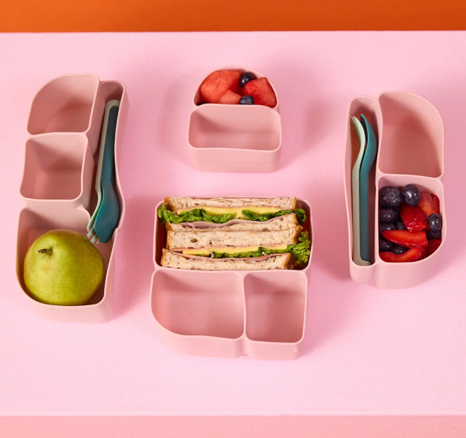 Silicone Bento Buddy - Lunchbox - Berry