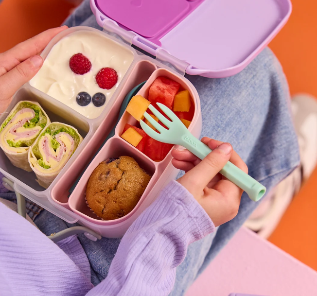 Silicone Bento Tray - Mini Lunchbox - Berry