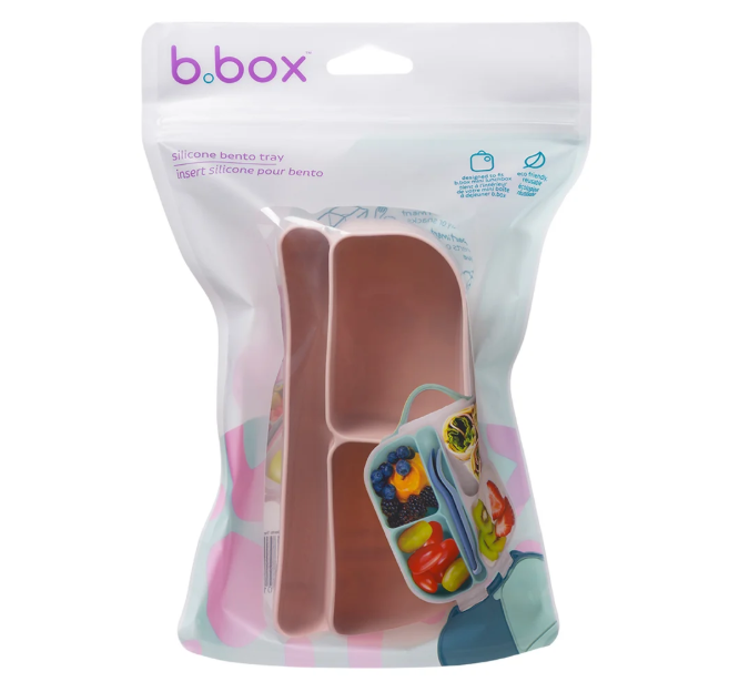 Silicone Bento Tray - Mini Lunchbox - Berry