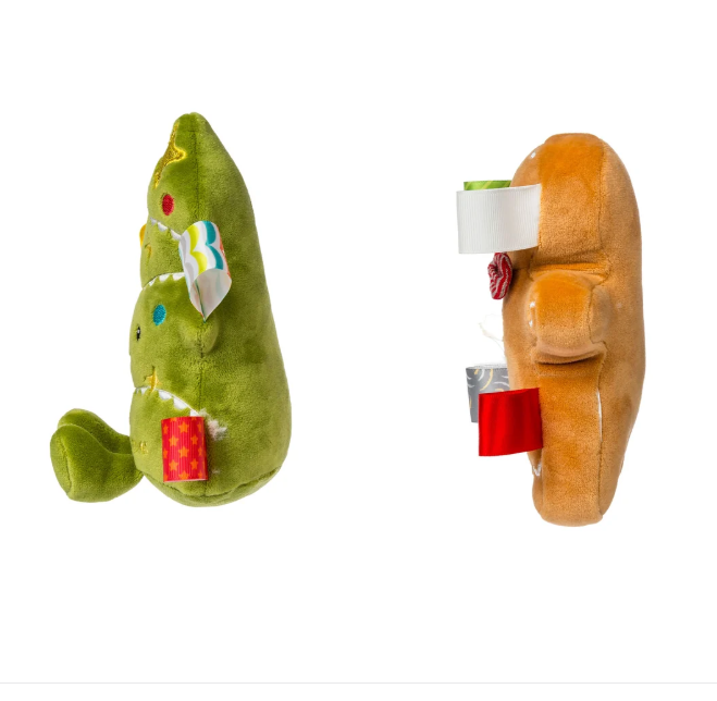 Holiday Taggies Merry Mingle Rattle Assortment - 6"